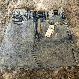 NWT Abercrombie and Fitch A&F denim mini skirt